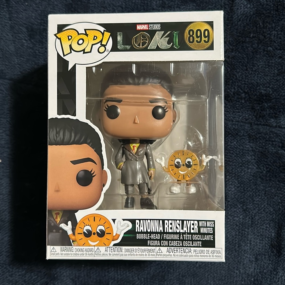 New In Box: Ravonna Renslayer with Miss Minutes from Marvel Loki Funko Pop